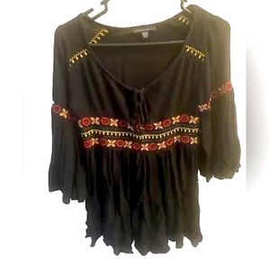 American Eagle Boho loose fitting short dress/shirt